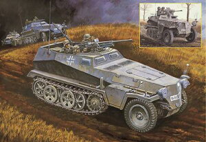 DR6426MT hS 1/35 WW.II hCcR Sd.Kfz.250 A^ 3.7cm/2.8cm ΐԖCڌ^ 2in1