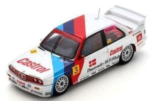 S2821 1/43 BMW E30 M3 No.3 Schnitzer GP Denmark 1991 Kris Nissen