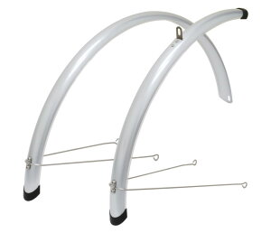 サニーホイル PCフルフェンダー U型ステー付き シルバー(26インチ用)一般車26インチ用 幅:約45mm