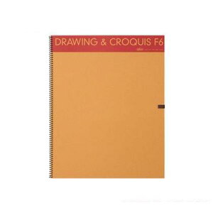 ホルベイン ドローイング&クロッキーブック No.61 F6サイズ H画用紙 6枚・クロッキー 12枚 スプリング綴じ 270060