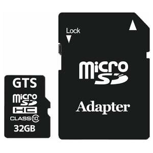 GTS microSDHC�J�[�h 32GB 40MB/s Class10 UHS-I �h�� GSMS032PAD 1��
