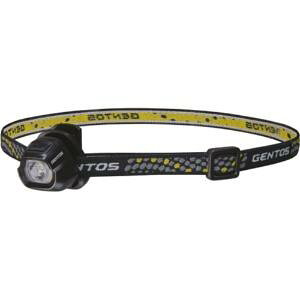 GENTOS(ジェントス) LED ヘッドライト 小型 軽量32g 電池式(CR2032) 20ルーメン HC-24BK 登山 釣り ブラック