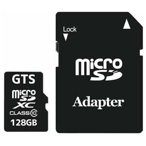 GTS microSDXCJ[h 128GB 40MB/s Class10 UHS-I h GSMS128PAD 1