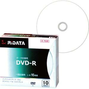 RiDATA f[^pDVD-R 4.7GB 1-16{ zCgChv^u 5mmXP[X D-R16X47G.PW10P SC B 1pbN(10)