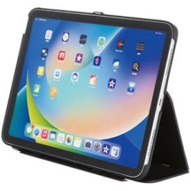 サンワサプライ 第10世代iPad 10.9インチ用ハードケース(スタンドタイプ・ブラック) PDA-IPAD1904BK