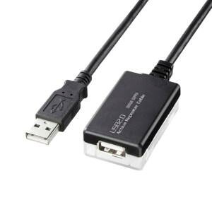 サンワサプライ 延長USB2.0アクティブリピーターケーブル (A)オス-(A)メス 12m KB-USB-R212N 1本