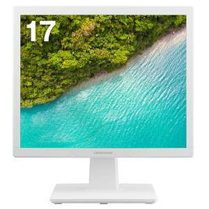 �O���[���n�E�X 17�^�X�N�G�A �t���J���[LED�t���f�B�X�v���C �z���C�g GH-LCS17D-WH 1��