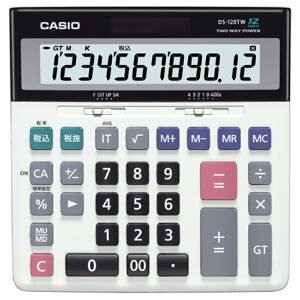 CASIO(�J�V�I) �X�^���_�[�h�d�� �Ōv�Z�E���Z����� �f�X�N�^�C�v 12�� DS-120TW