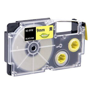 Mylabel l[h xC^[e[v CASIO(JVI) 9mm F XR-9YW݊ Fe[v 8M ݊l[he[v [365ۏ]yۊiz