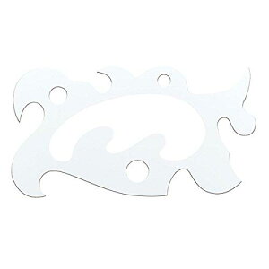 ウチダ製図器(Uchidaseizuki) ウチダ 万能雲形定規 中型 1-811-0401