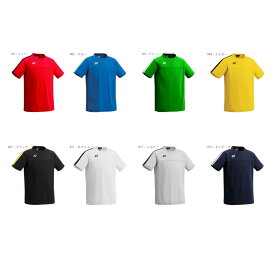 ジュニアゲームシャツ(プロスタイル) ヨネックス FW1007J 001：レッド 002：ブルー 003：グリーン 004：イエロー 007：ブラック 011：ホワイト 017：シルバー 019：ネイビーブルー