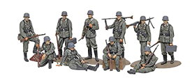 タミヤ 1/48 ミリタリーミニチュアシリーズ No.102 第二次世界大戦 ドイツ歩兵セット プラモデル 32602 おもちゃ