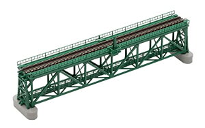 TOMIX Nゲージ 上路式単線トラス鉄橋S280 (F) 深緑 (PC橋脚・2本付) 3267 鉄道模型用品 おもちゃ
