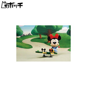 ディズニー フィギュアシリーズ ミニーのシーソー 約95mm PVC製 塗装済み完成品フィギュア おもちゃ