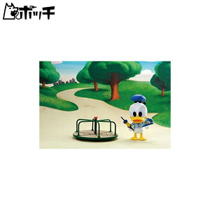 ディズニー フィギュアシリーズ ドナルドの回転遊具 約95mm PVC製 塗装済み完成品フィギュア おもちゃ