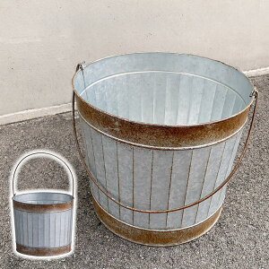 ガーデニング雑貨 おしゃれ 置物 オーナメント オブジェ ルアン・バケツ