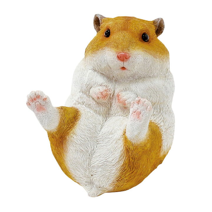 楽天市場 チアフルフレンズ ゴールデンハムスターのポコ ガーデニング オーナメント ポッチワン