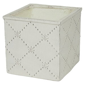 植木鉢 おしゃれ 正方形 四角 穴あき スクエアポット フルール