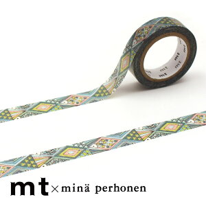 マスキングテープ マステ mt mina perhonen pesce ミナペルホネン ペッシェ 12mm×7m巻 【メール便対応・20個まで】