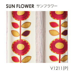 J[en DESIGN LIFE uSUN FLOWER Tt[v 150cm i1mȏ10cmPʁj h[vJ[e