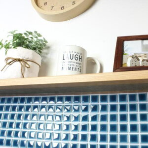 モザイクタイルステッカー ハルちゃん ランドマーク 25×25mm角(15×15cmシート)コバルト