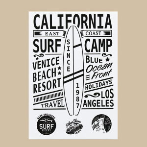 �E�H�[���X�e�b�J�[ SURF CAMP �y���[���֑Ή��E4�܂Łz