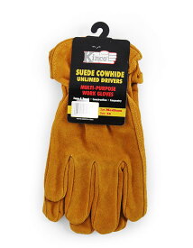 ワークグローブ 牛革 Kinco Gloves（キンコグローブ） Unlined Split Cowhide Leather Driver 50S/M/L 【メール便対応・2個まで】