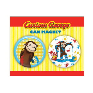 おさるのジョージ 缶マグネットセット（ペンキ) CG-PM001 Curious George