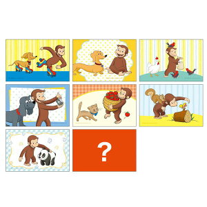 おさるのジョージ 缶マグネット(vol.1(アソート/全8種類))CG-PM101 4996740600494 Curious George メール便 キュートなジョージと彩る日常 【送料無料ライン対応】