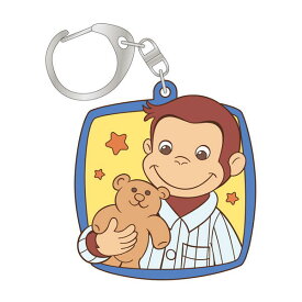 おさるのジョージ ラバーキーホルダー（ジョージ／パジャマ） CG-RB011 4996740604942 Curious George メール便 【送料無料ライン対応】