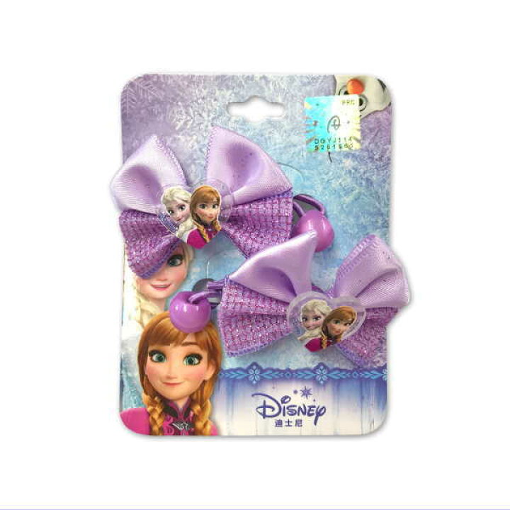 楽天市場 アナと雪の女王 ディズニー ゴージャスリボンヘアゴム2個セット キャラクターグッズpoccl