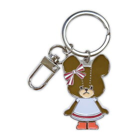 くまのがっこう メタルキーリング（ジャッキー リボン）KU-KR002 4996740605147 the bears' school メール便 【送料無料ライン対応】