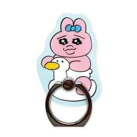 おぱんちゅうさぎ スマートフォンリング（おぱんちゅうさぎ）OU-SR001 4996740601491iPhone アイフォン スマホケース カバー 落下防止 雑貨 グッズ かわいい スマホリング 指 ホールドリング ホールドバンド メール便 【送料無料ライン対応】