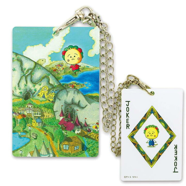 楽天市場 コジコジ アクリルパスケース メルヘンの国の全景 Kg Pk001 Cojicoji キャラクターグッズpoccl