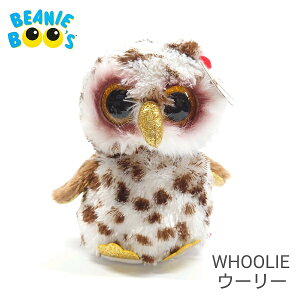 【TY】 ぬいぐるみ 【BEANIE BOO'S】 Whoolie ウーリー ビーニーブーズ フクロウ ふくろう Mサイズ 約15cm