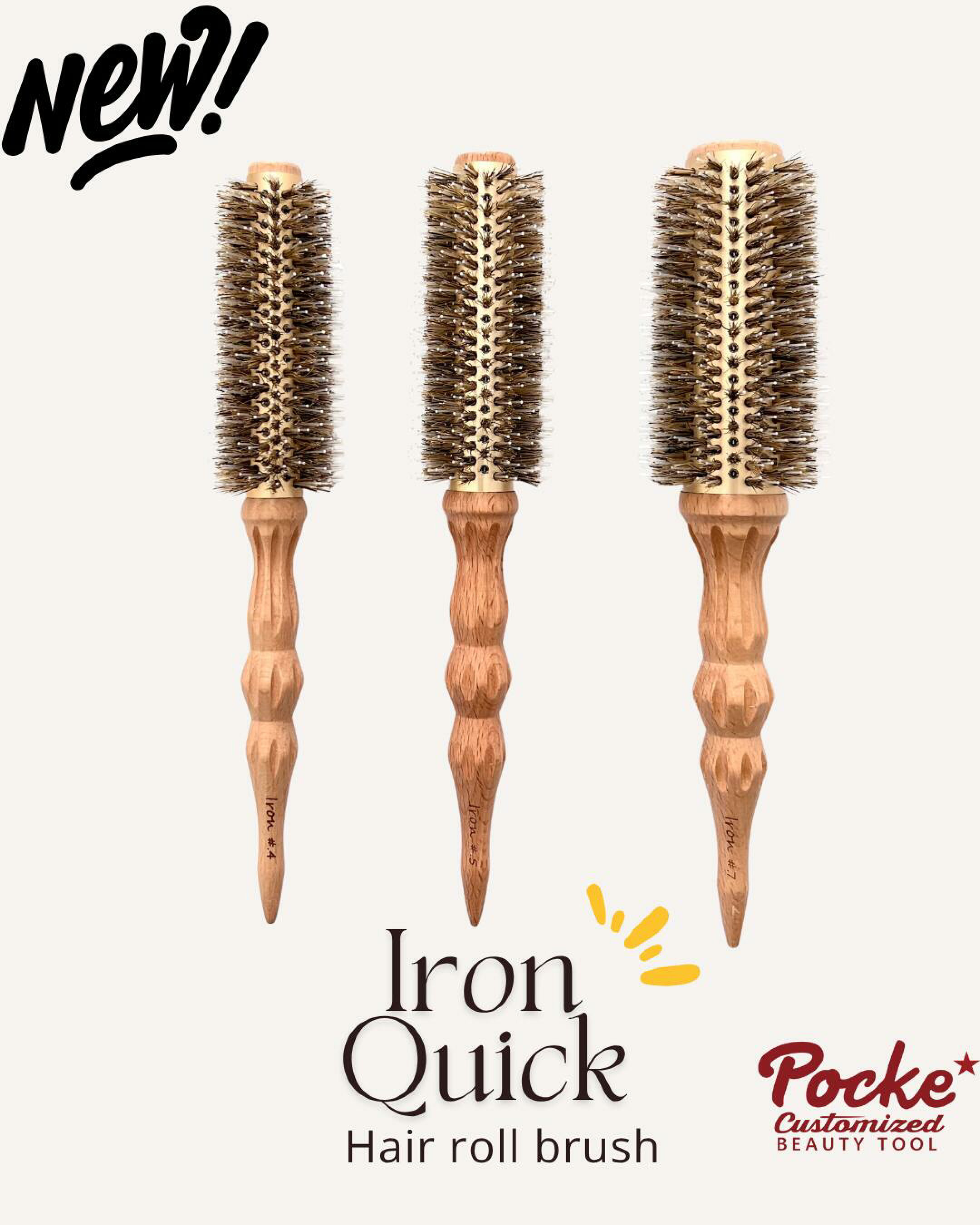 新商品Iron Quick roll brush