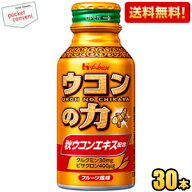【30本入】【送料無料】ハウスウェルネス ウコンの力 ウコンエキスドリンク 100mlボトル缶 30本入 ※北海…