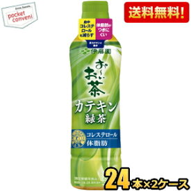 あす楽対応【送料無料】伊藤園 お～いお茶 カテキン緑茶 500mlペットボトル 48本(24本×2ケース) 二つの働き 特保 トクホ 特定保健用食品 ※北海道800円・東北400円の別途送料加算