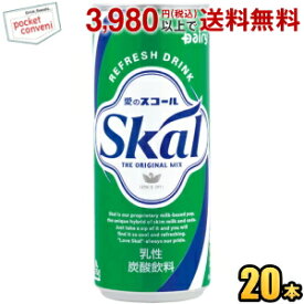 【20本入】南日本酪農協同(株) スコールホワイト 250ml缶(細缶) 20本入
