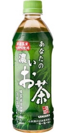 クーポン配布中★サンガリアあなたの濃いお茶500mlペットボトル 24本入