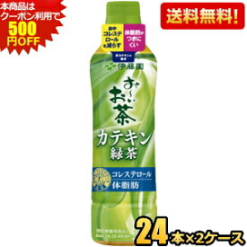 クーポン利用で500円OFF★あす楽対応【送料無料】伊藤園 お～いお茶 カテキン緑茶 500mlペットボトル 48本(24本×2ケース) 二つの働き 特保 トクホ 特定保健用食品 ※北海道800円・東北400円の別途送料加算 summerdrink