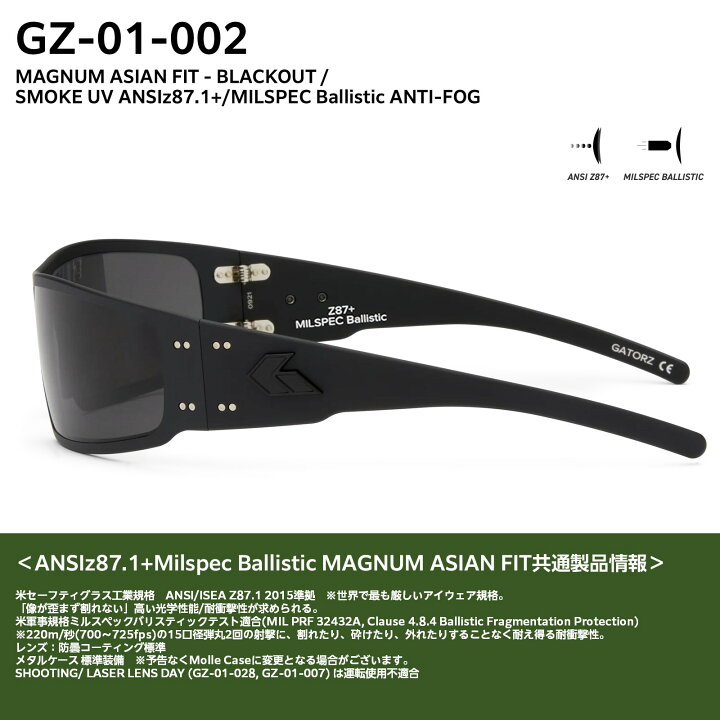楽天市場】【正規品/ガスケットプレゼント】 GATORZ MAGNUM ASIAN-FIT 