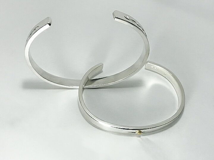楽天市場】＜6mm幅＞ 【 平打ち 太陽バングル 】シルバー950 Sterling 