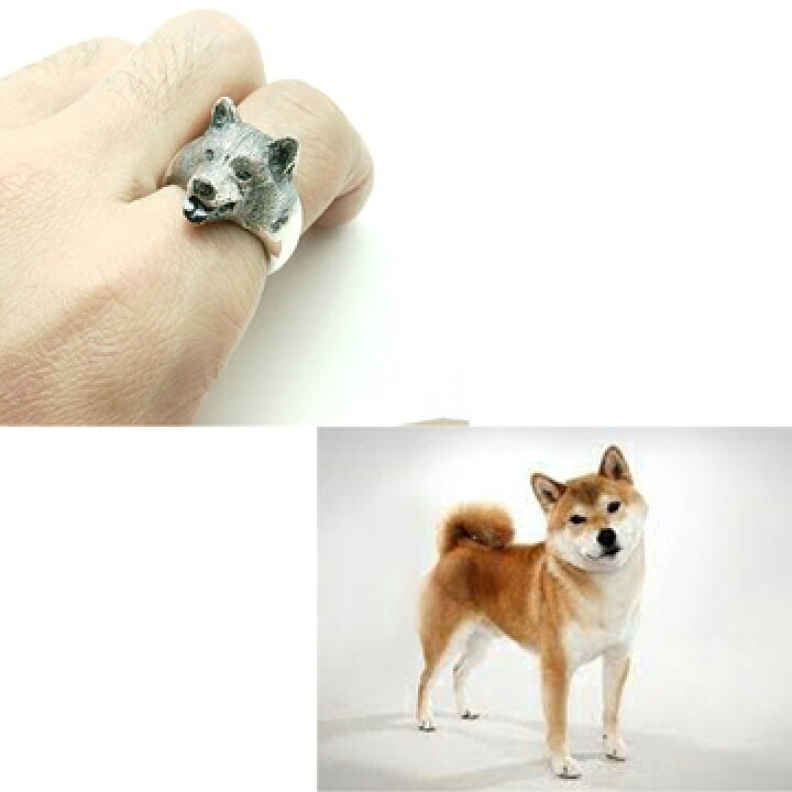 楽天市場 柴犬 しば犬 シルバー925 リング 指輪 ドッグ Dog Ring 犬リング イヌリング Silver925 Conpos