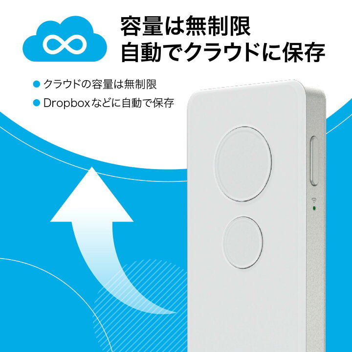 楽天市場】AutoMemo （オートメモ） ホワイト AM1WH+50時間チャージ 