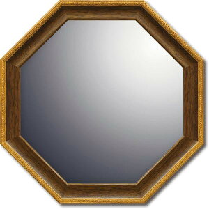 八角形 鏡 玄関 壁掛け 八角形 鏡 風水 壁掛け八角ミラー 玄関用八角ミラー