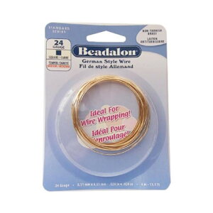 Beadalon r[_ XNGAC[ m^[jbVuX 0.5mm×4m 24