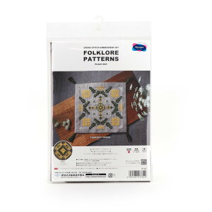 クロス ステッチキット フォークロア パターンズ タンポポクロス 9100