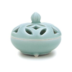 日本香堂 香炉 青磁 七宝 豆 有田焼 79157