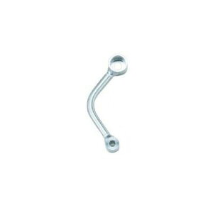 NANKAI MST 汎用マフラーステーφ12 RRタイプ オフセット30mm MST125RR シルバー